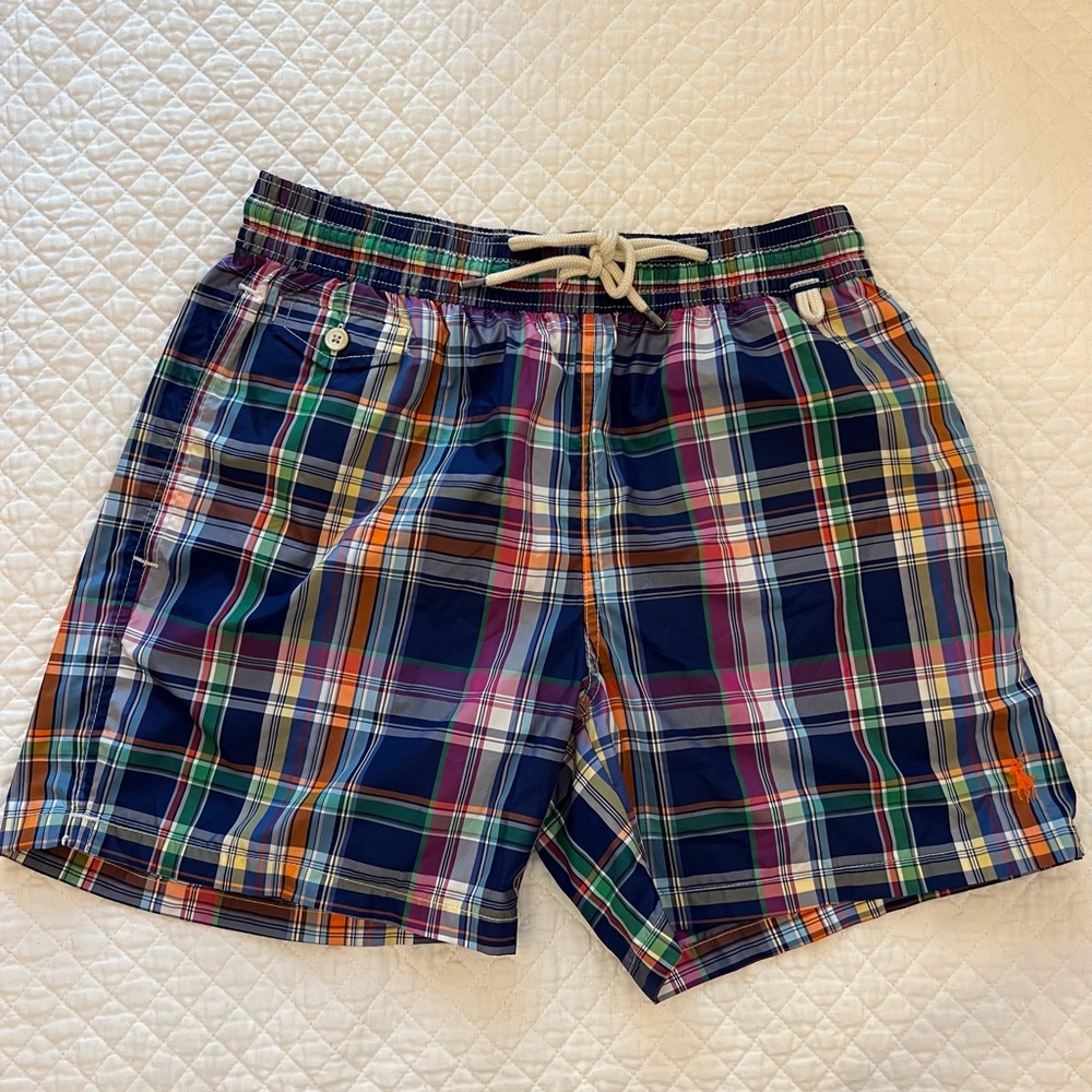 Plaid Polo by Ralph Lauren Bathing Suit